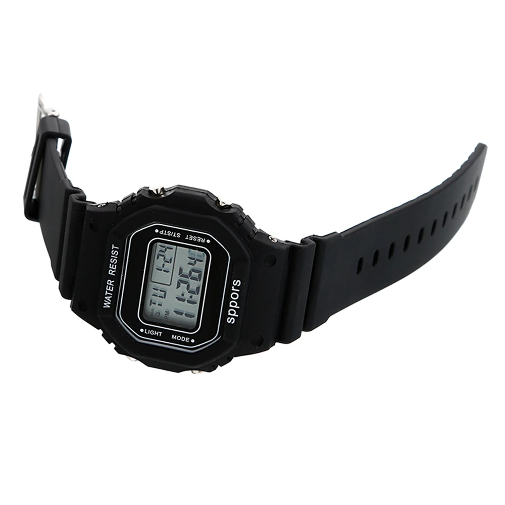 Часы мужские светодиодные с будильником Спортивные Повседневные светящиеся