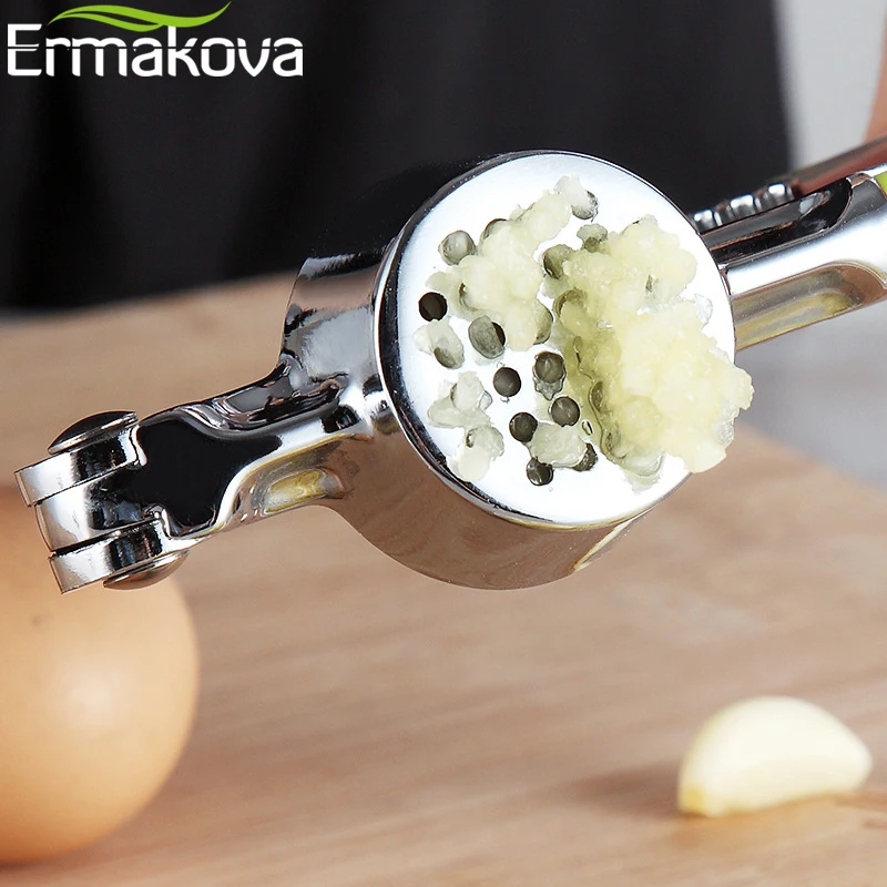 Пресс для чеснока ERMAKOVA измельчитель из нержавеющей стали имбиря ореха mincernut с