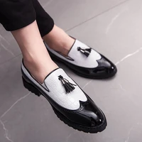 2021 plus size47 fashion mens office casual shoes breathable leather driving mocha shoes comfortable non slip zapatillas hombre