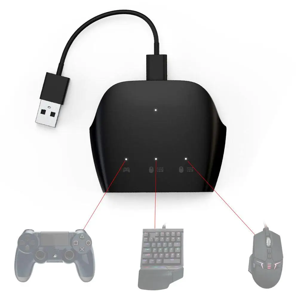 Переходник для мыши PS3/PS4/switch/XBOXONE/XBOX360 конвертер клавиатуры с проводной