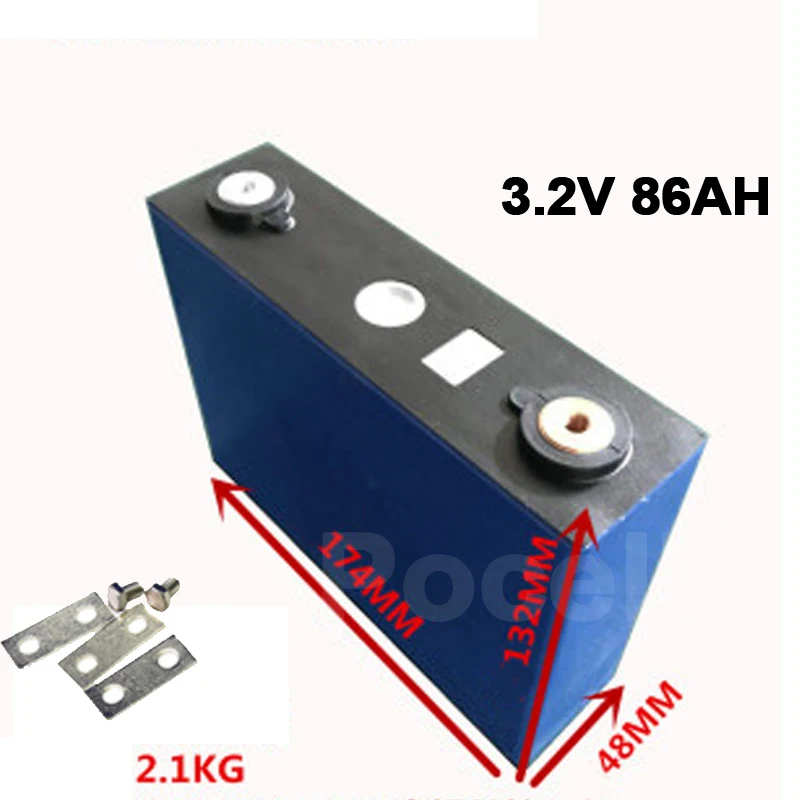 Lifepo4 3 2 v 86Ah литиевая батарея без 80Ah 100Ah глубокие циклы для diy12v 72В электрический