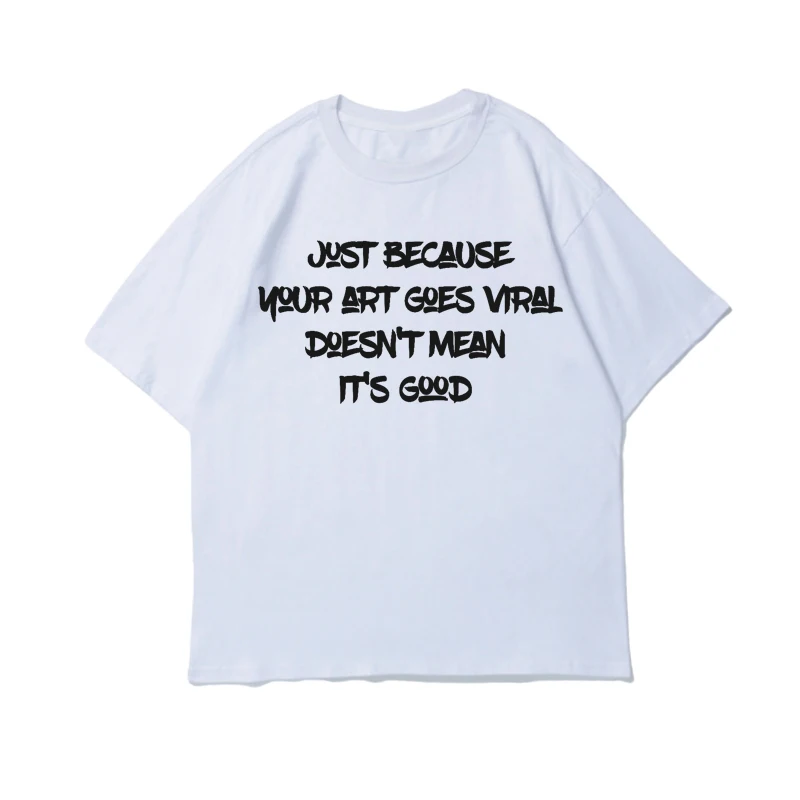 

Letterprint T-Shirt Fashion Casual Short-Sleeved T-Shirt For Men And Women With Round Neck And Oversized Tops Tees