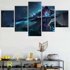 5 шт., декоративные картины на холсте Warcraft