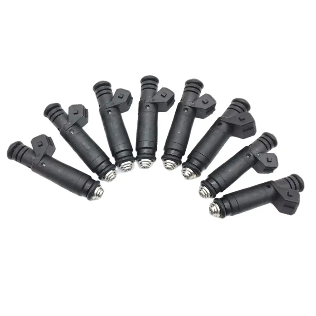 

8Packs Universal 60LB 650cc Fuel Injectors Nozzles Replacements FI114961 Black