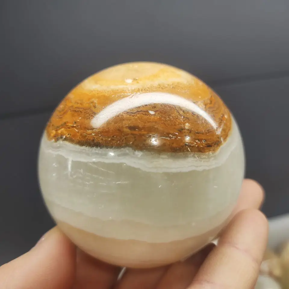 

1pcs 3in Natural Afghanistan Jade Ball Stones Quartz Crystal Home Decoration