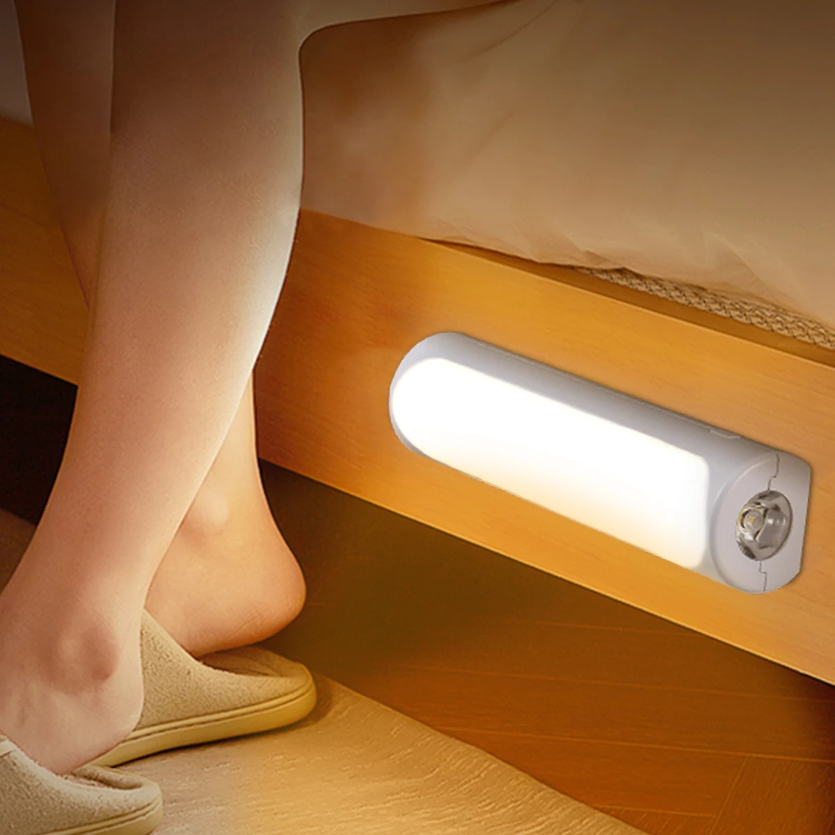 

Motion Sensor Light With Flashlight Charging Dimmable LED Night Lights USB Cabinet Wardrobe Lamp For Kitchen Staircase Backlight