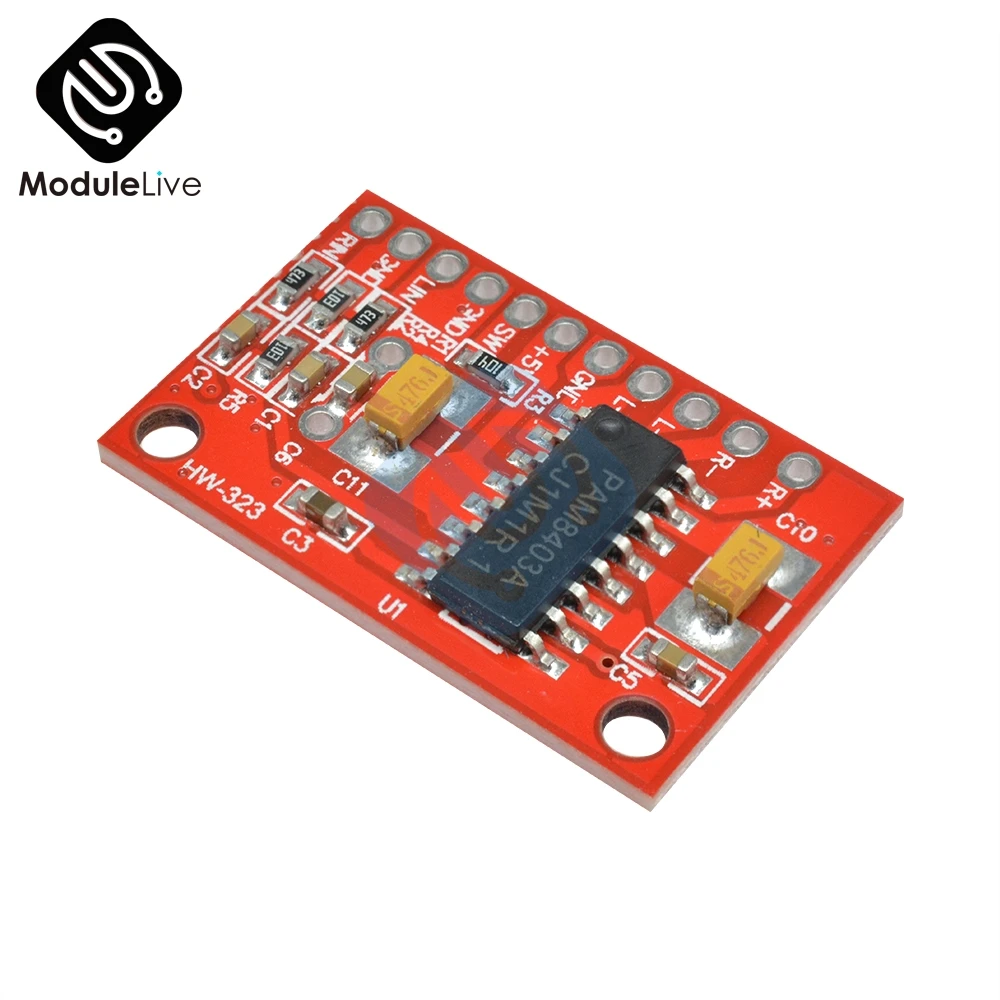 PAM8403 Mini Digital Power 3 Вт * 2 Мини цифровой усилитель мощности плата звукового усилителя