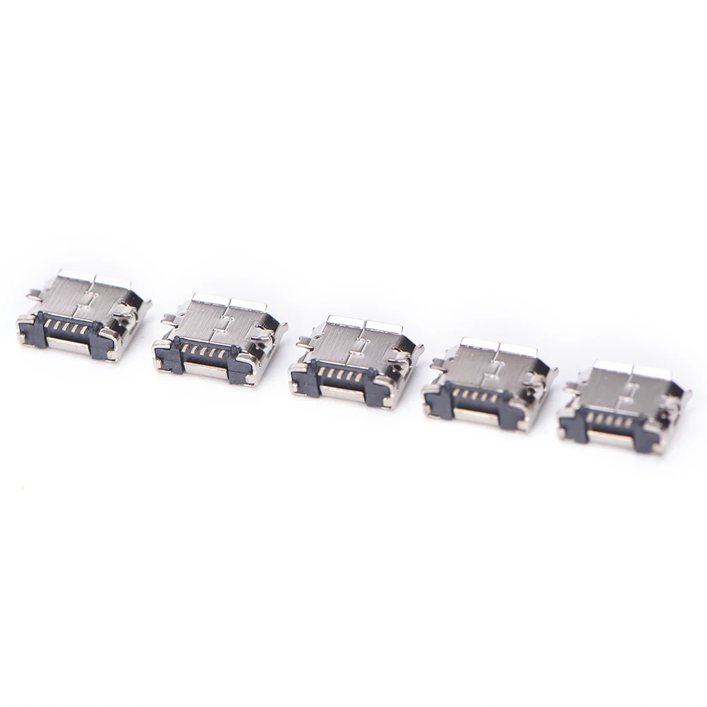 Струйное Новый Micro USB 5pin B Тип femalе для Мобильный телефон разъем 5-контактный