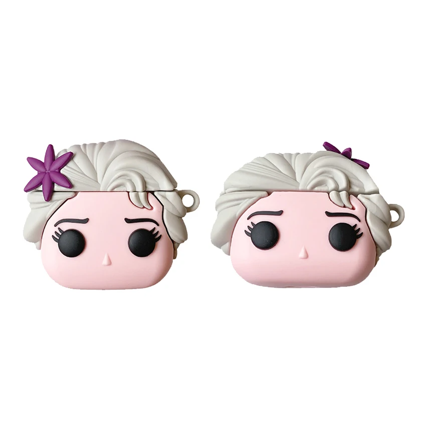 

New Airpods Case For pro or 1/2 Slow Princess Silicone Cute Novelty Wireless Earphone Dustproof Fundas