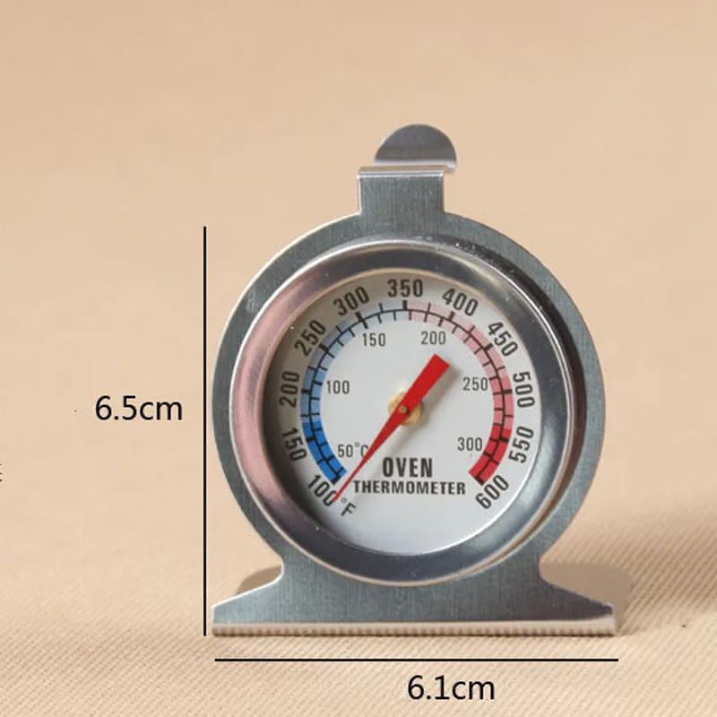 

300C 1PC Oven Thermometer Small Food Meat Temperature Sensor Stainless Steel BBQ Heat Indicator Home Kitchen Accessories