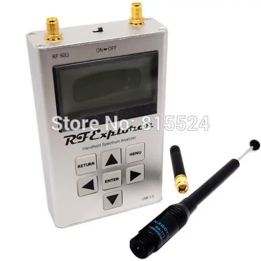 RF Explorer - 3G Combo 15-2700 MHz Ручной цифровой анализатор спектра с Красной резиновой