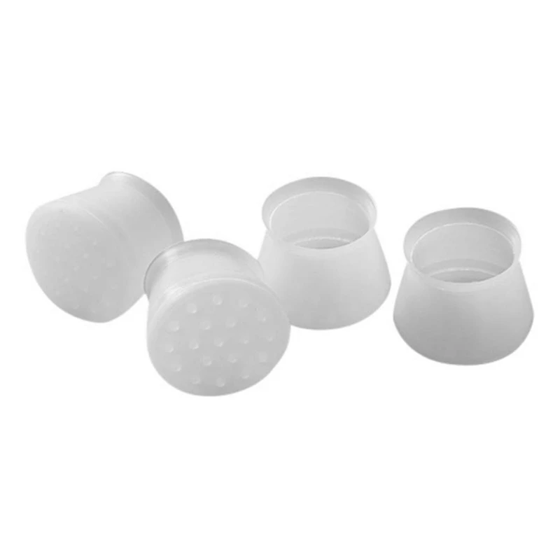 12 шт./компл. Силиконовые Прямоугольник квадратная скатерть круглая ножка стула