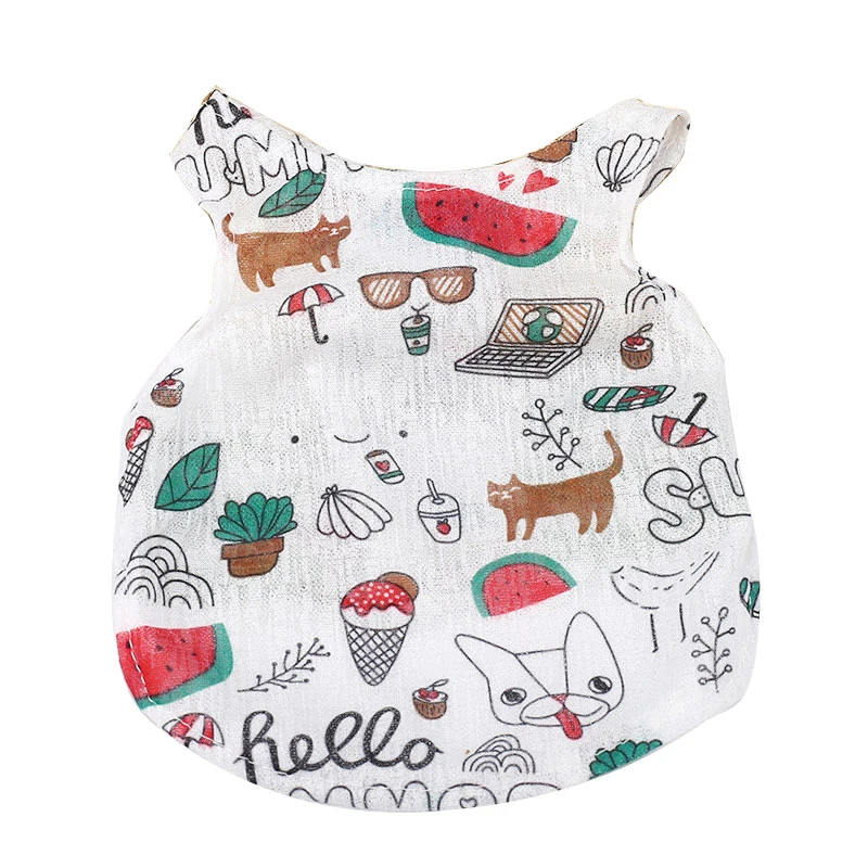 

Summer Clothes Dog Cat Dress Pet Vests Summer Puppy Supplie Dress Casual Vest Puppy Vest T-shirt Pet Supplies Pet Dog Tshirt