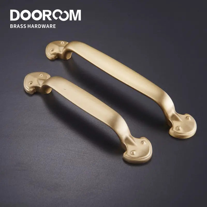 Латунные ручки Dooroom шкаф комод дверь ящик коробка для обуви мебель
