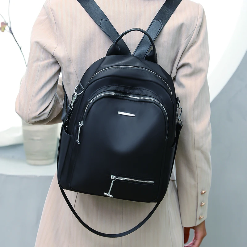 2021 Модный женский рюкзак, женский водонепроницаемый повседневный рюкзак с защитой от кражи, большой емкости, оксфордская школьная сумка