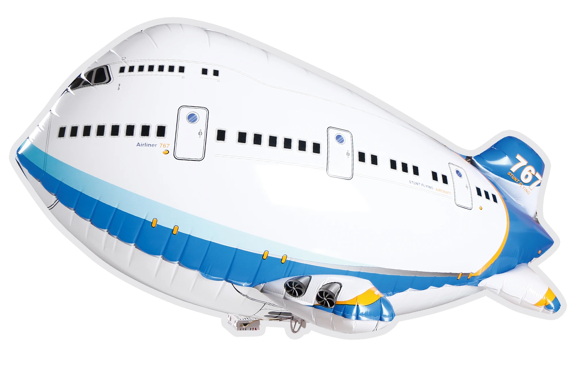 blue plane Радиоуправляемый Летающий НЛО дистанционное управление воздушная Акула перезарядка Гелиевый шар игрушка вечерние плавающие клоун рыбка Немо R/C Самолет Вертолет Дрон - Цвет: blue plane