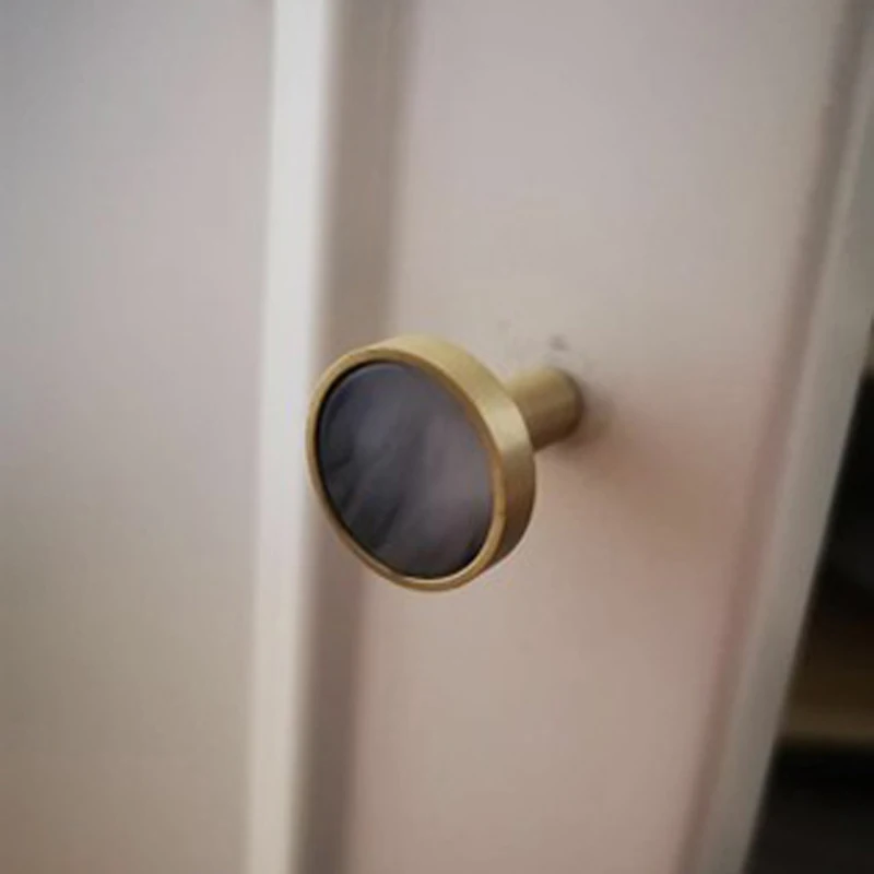 1 х ручки для шкафа из мрамора и цинкового сплава новая ручка выдвижного ящика