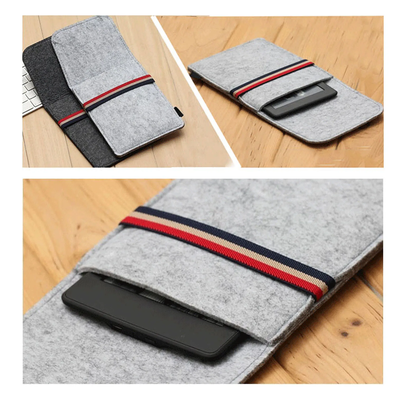 Фетровый защитный чехол Besegad для планшета сумка Amazon Kindle Voyage Paperwhite 1 2 3 6 дюймов