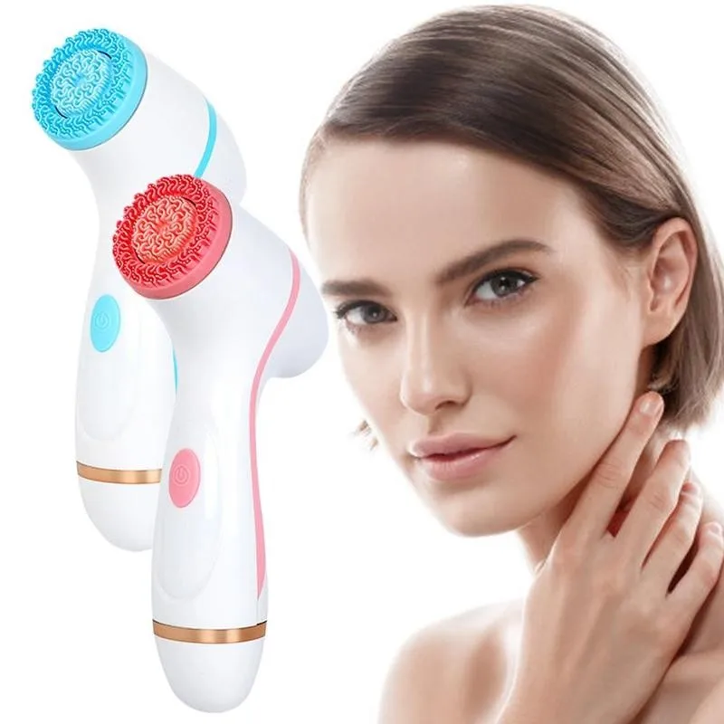 

Sonic Face Brush Set Cleansing Brush Spa System For Deep Care Blackhead Machine Massage Cleaning Skin Face Remove Brush Son X6L3