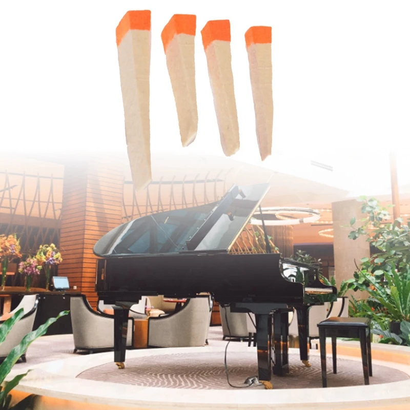 

4Pcs Piano Tuning Wool Felt Wedge Mute Tools Small Medium Large Sizes