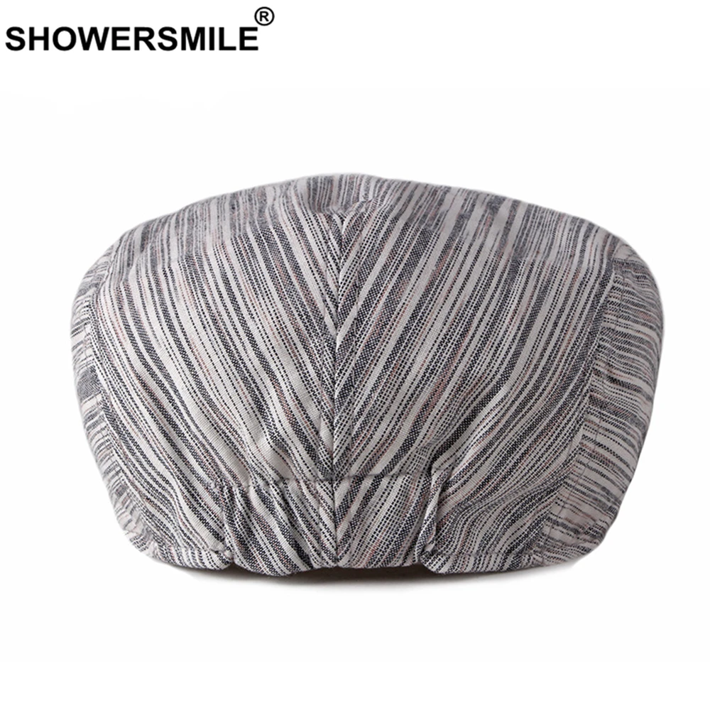 Кепка SHOWERSMILE мужская с плоским верхом хлопковая Повседневная в белую