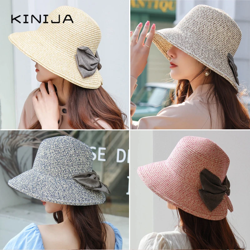 Корейская популярная универсальная Панамская Плетеный соломенный головной убор