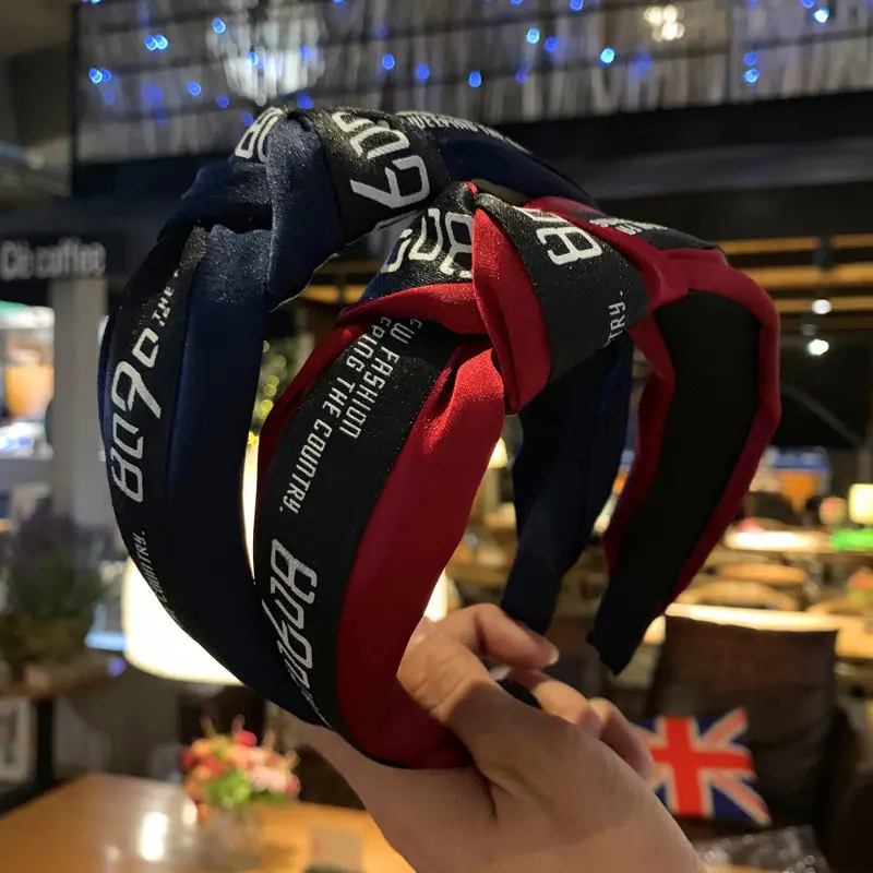 

Fashion Wide Side Knot Hairband For Women New Turban Hair Accessories Knot Hair Band High Quality Hair Hoop