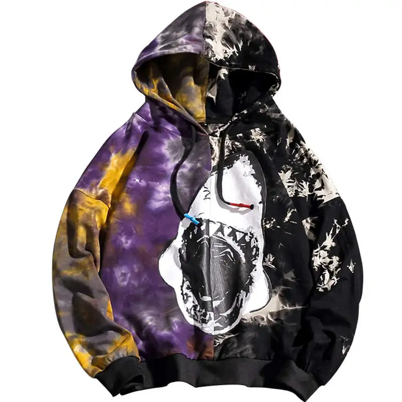 Мужские толстовки с капюшоном и принтом мужские в стиле хип-хоп мужская