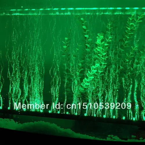 Goedkoop Nieuwe Aquarium Fish Tank Richtende Onderwater Dompelpompen Luchtbel Veilige Led-verlichting 47Cm 4.5W