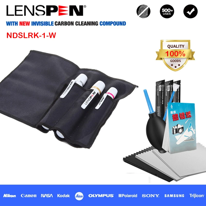 Lenspen NSDRLK-1 4 в 1 Набор для чистки камеры противотуманный тканевый объектив Canon Nikon Sony
