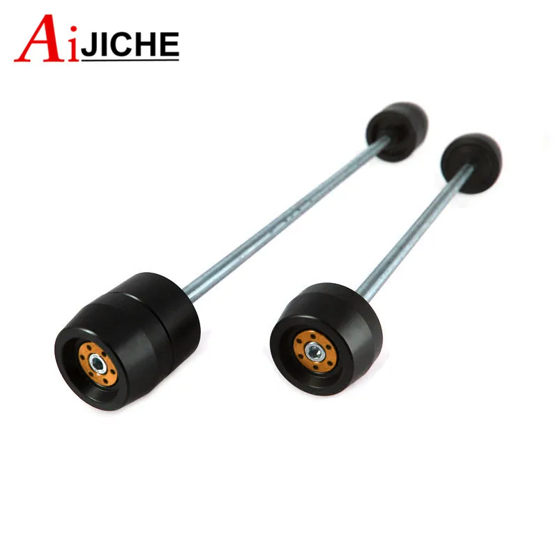 For DUCATI MONSTER 696 795 Monster696 Monster795 Motorcycle Accessories Front & Rear Axle Fork Crash Sliders Wheel Protector |