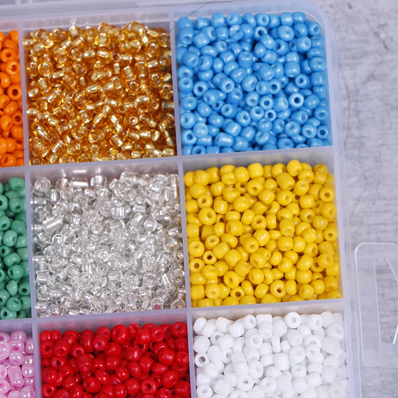 

Glass SeedBeads Seed Beads Round Beads For DIY Bracelet Necklace Jewelry Accessories