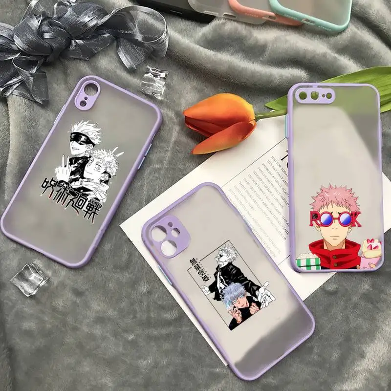 

Kento Nanami Jujutsu Kaisen Phone Case matte transparent For iphone 7 8 11 12 plus mini x xs xr pro max cover