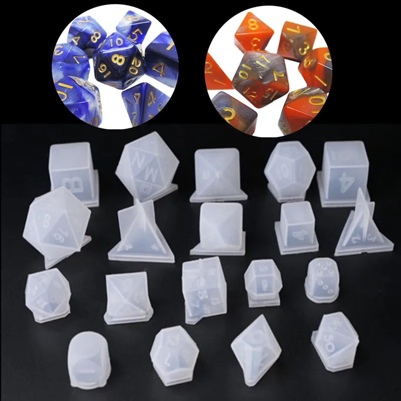 Прозрачная эпоксидная форма сделай сам кубика многофункциональная цифровая