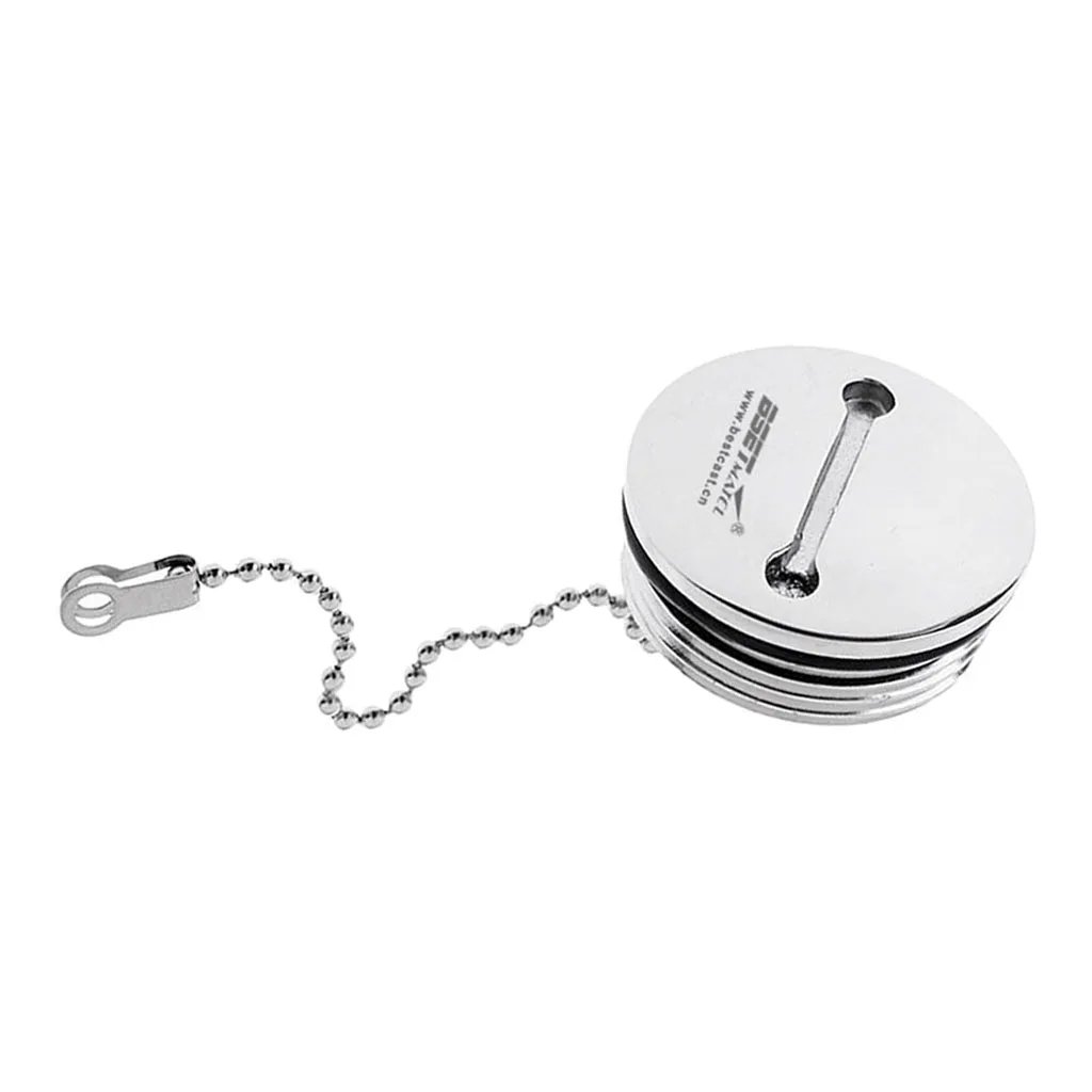 

Boat Marine Filling Cover Deck Replacement Cap + Gas Fuel Tank Chain