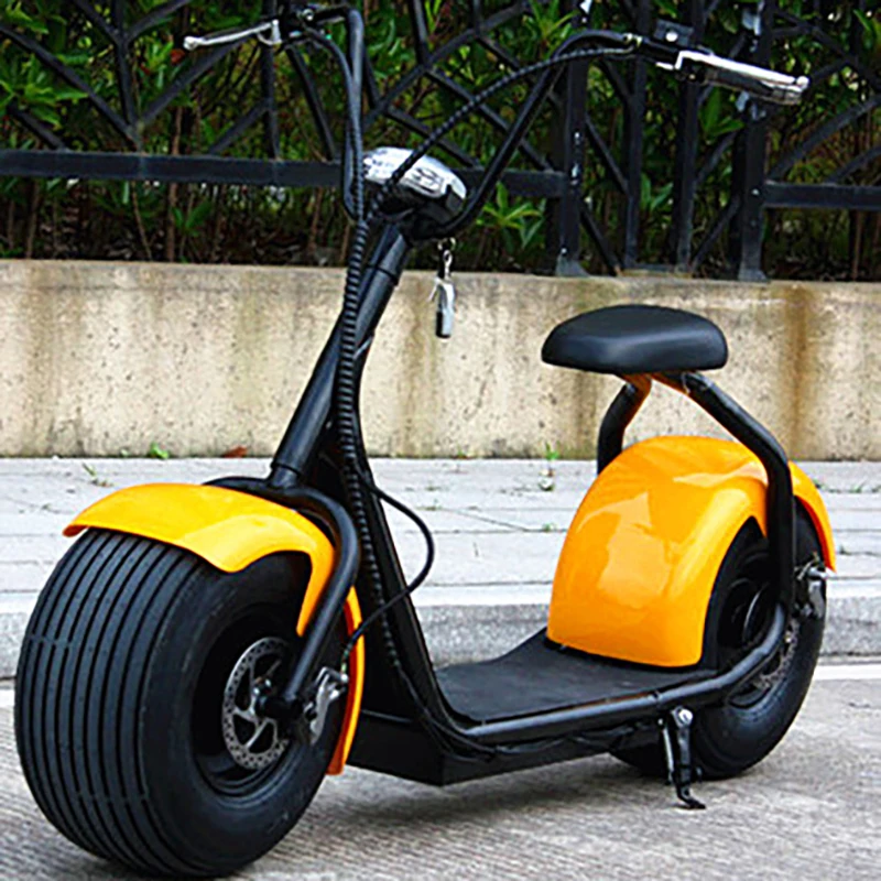 Электрический скутер Citycoco для взрослых 1000 Вт 60 в 12Ач 9 5 дюйма литиевая батарея