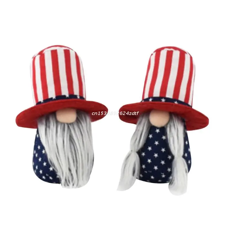 

1/2pcs Patriotic Gnome Veterans Day American President Election 4th of July Gift Dropshipping
