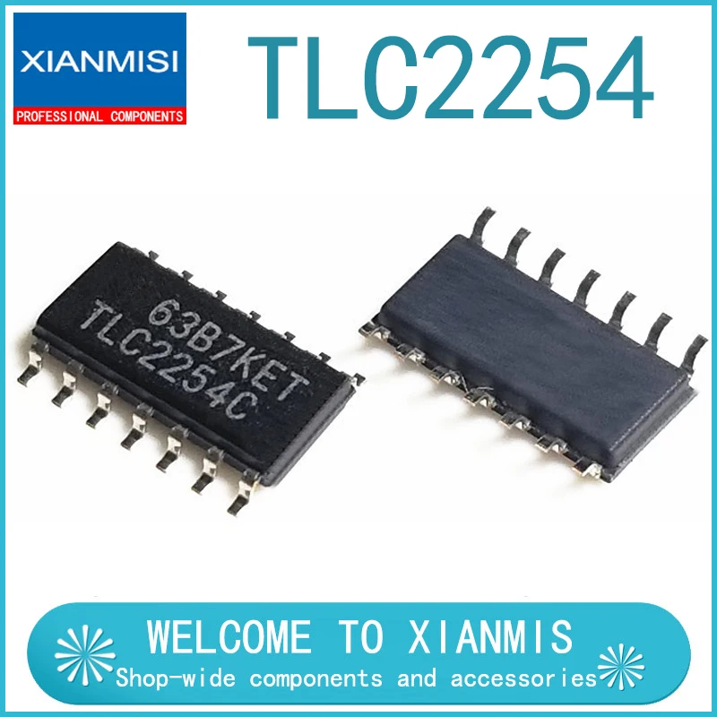 

5 шт., TLC2254I tlc2254atv TLC2254CDR TLC2254C TLC2254AIDR SOP14