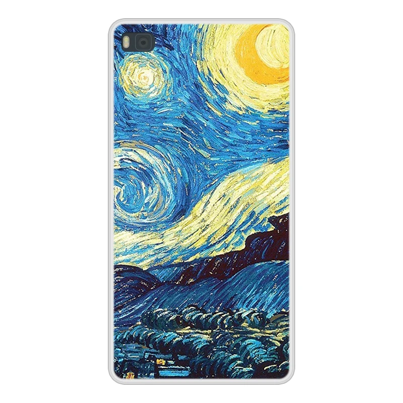 Чехол для Huawei P8 мягкий силиконовый чехол из ТПУ с рисунком P 8 GRA L09 телефона в