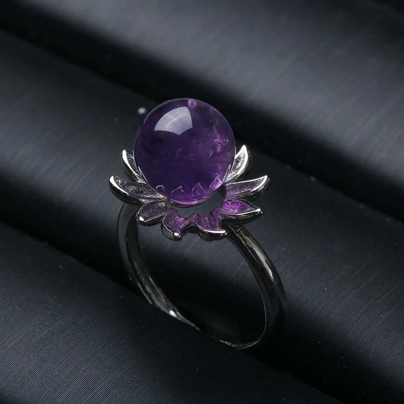 Женское кольцо с натуральным кристаллом новинка 2020 медной инкрустацией модное