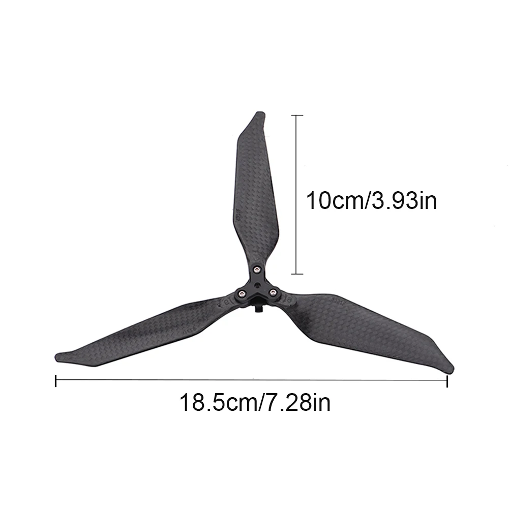

For DJI MAVIC PRO Paddles 8331 3 Leaves Noise Reduction Folding Carbon Fiber Paddle Quick Release Paddle Blade Accessories