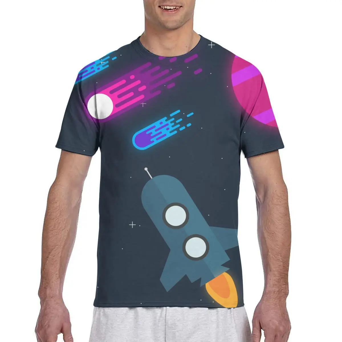 

2021 New Fashion Graphic Short Sleeve full print Tees Hip Hop Men Women 3D Style O Neck Tshirt clothes top