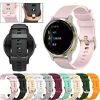 20 мм ремешок для часов Garmin vivomove HR 3 3T S40 245 645 Смарт Спорт на открытом воздухе силиконовый браслет для Вену КВдвигаться 3 простого кроя аксессуары