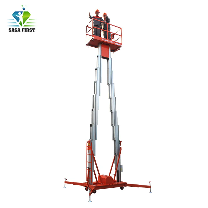 

Aluminum Lift elevator Aerial work platform with 6-12m height