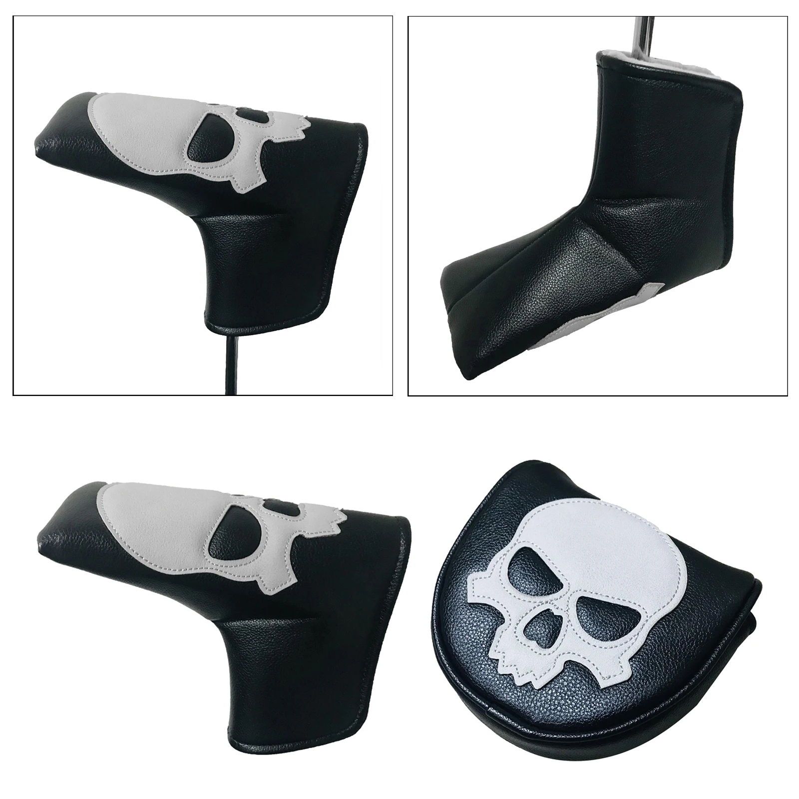 

Golf Club Head Cover Skeleton Magnetic Headcover Guard Accessories