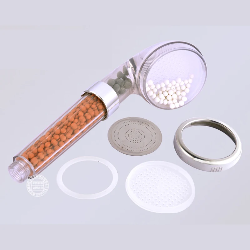 6 см ручной спа ванна душевая головка анион ванная комната водосберегающий дождь