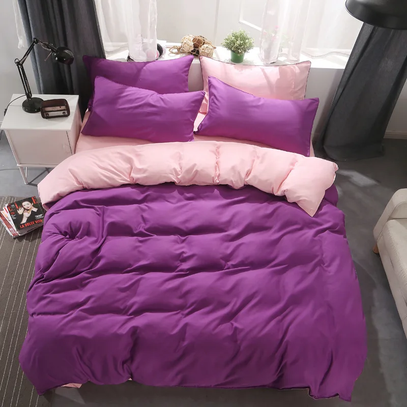 Оранжевый желтый чистый цвет Комплект постельного белья 3 шт./4 шт. детское Мягкое