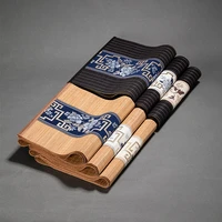 japanese bamboo mats table runners curtains table cover kung fu tea set accessories home decor home cafe restaurant decoration