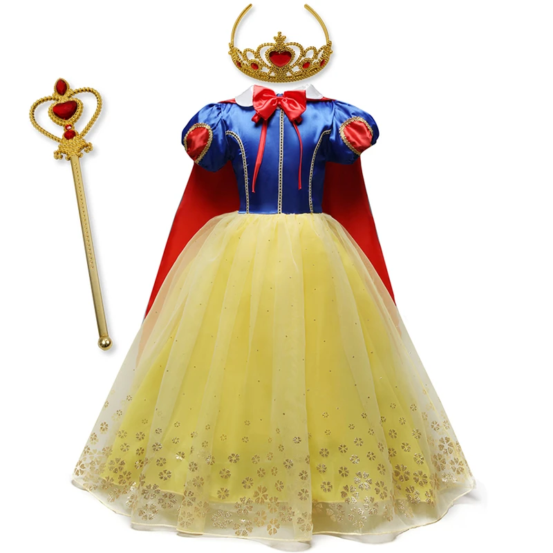 

Girls Dress Princess Costume 4-10 Yrs Kids Fancy Role-play Clothing Party Girls Dress Up