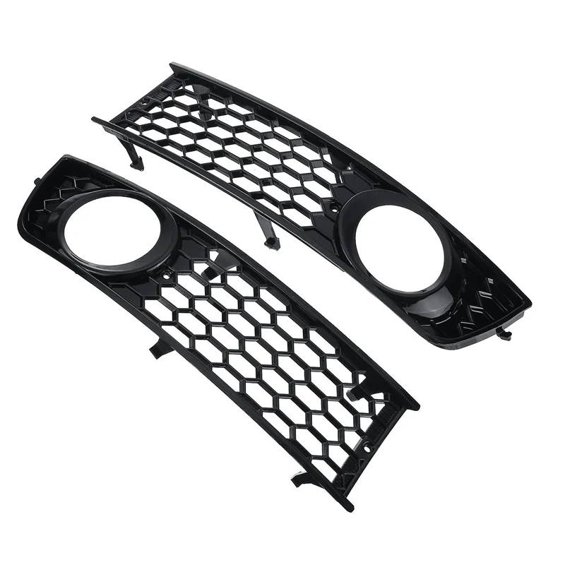 1 пара переднего бампера нижняя сторона туман светильник решетки